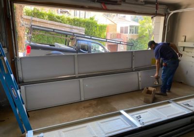 Garage Door - Installation In Progress